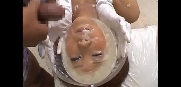  cum in eyes and face